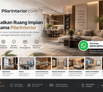 Jasa Interior Kamar Hotel dengan custom furniture dan desain profesional